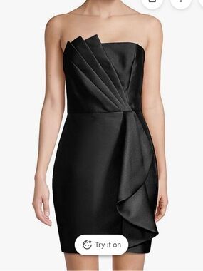 Parker Black sz 2 nwt Merida Strapless Dess